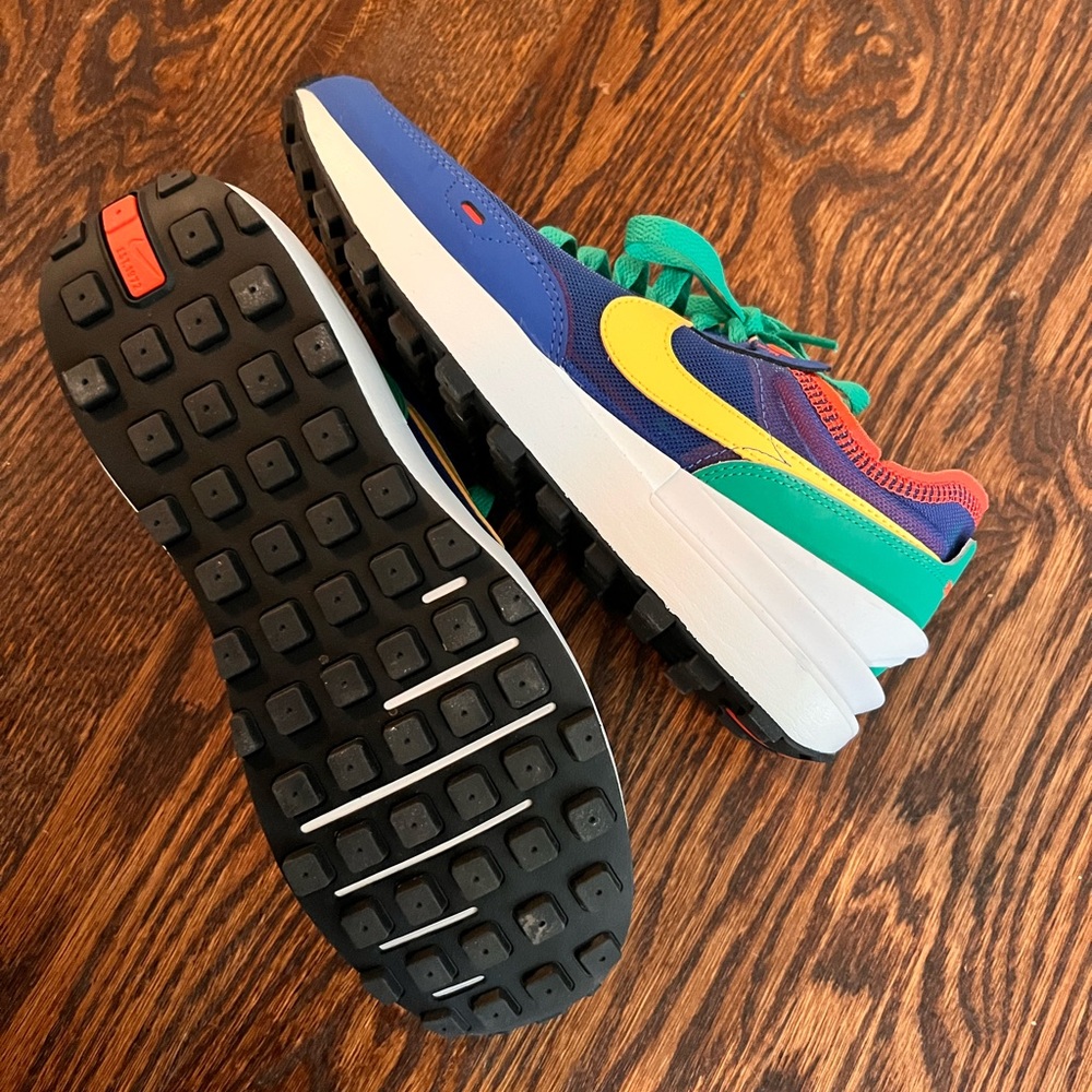Nike Waffle one primary color shoes
